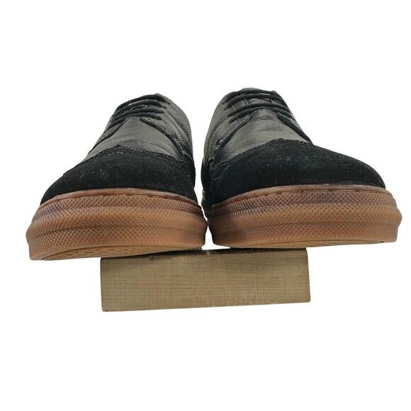 Arkbird Wingtip Black Leather/Suede Oxfords Men’s Size 9 - Picture 4 of 9